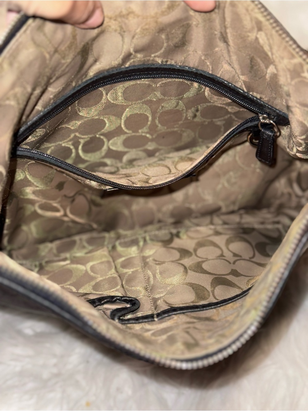VINTAGE 2003 COACH LEGACY GALLERY SLIM DUFFLE 9188 BLACK LEATHER CROSSBODY - Picture 5 of 7